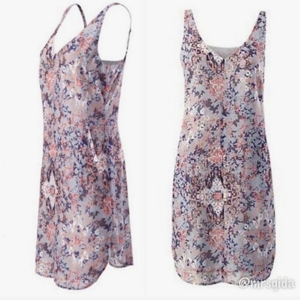 Cabi Fresco Fully Lined Patterned Slip Dress With… - image 3